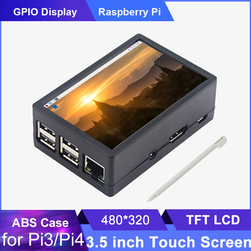 Pi 4 Case - 3,5 inch Raspberry Pi 3B/3B +/4B
