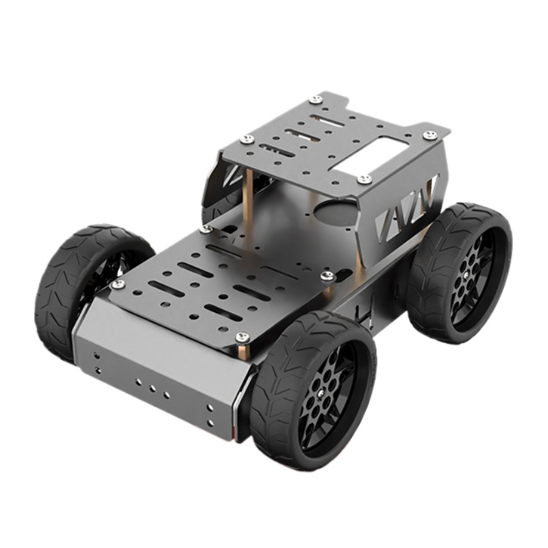 Raspberry Pi Kit - Vierwielige elektrische wagen Aluminium frame Slimme