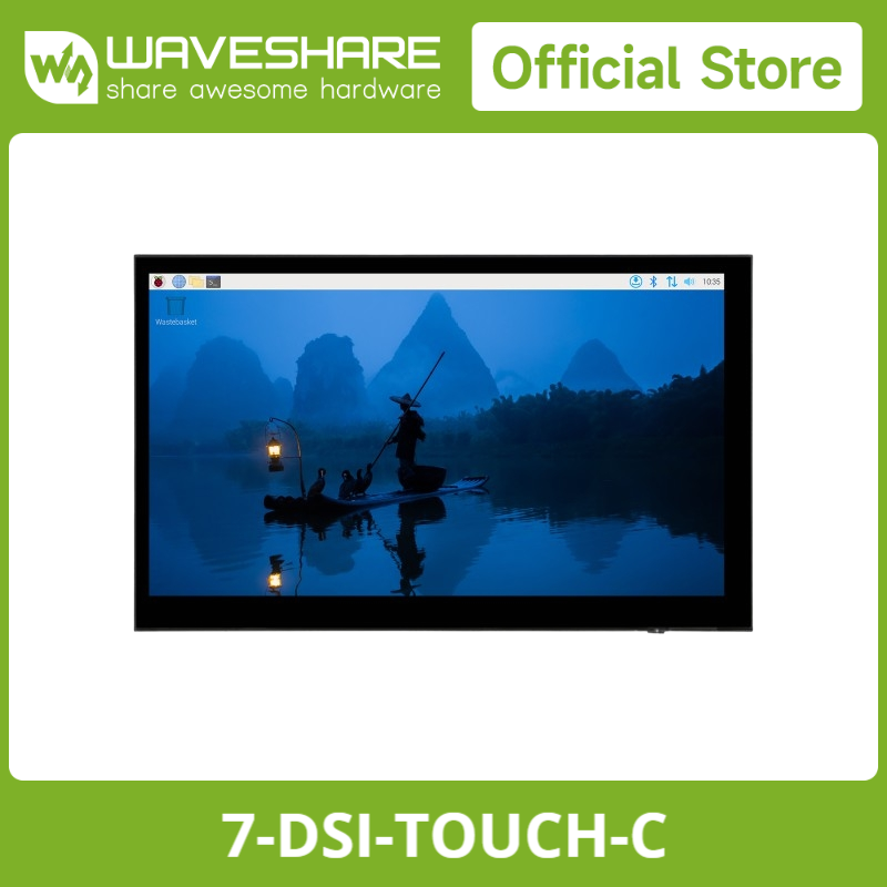 Pi Display - Waveshare 7-inch DSI-capacitief touchscreen voor Raspberry