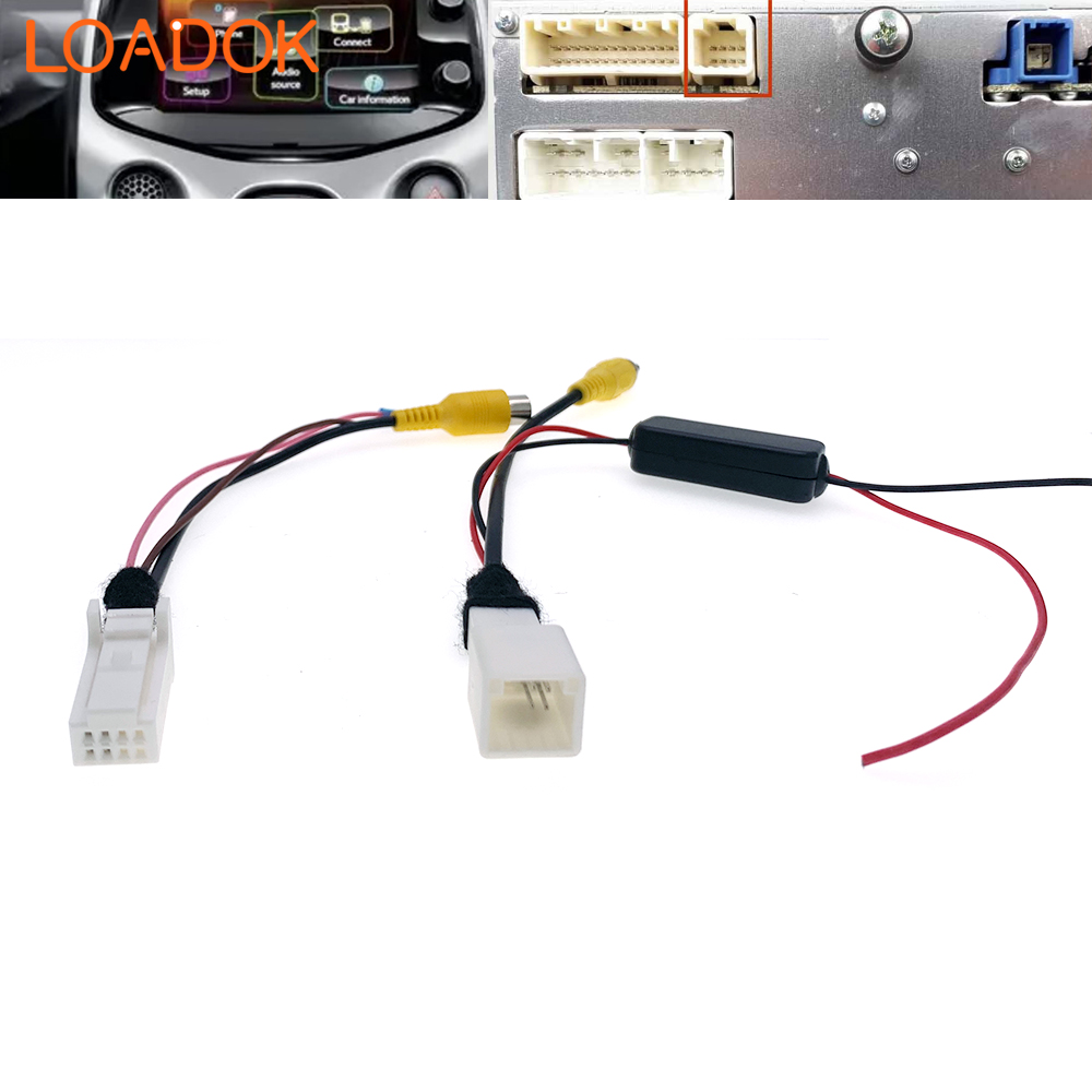 Pi Camera Cable - 8 Pins Auto Radio Achteruitrijcamera Rca