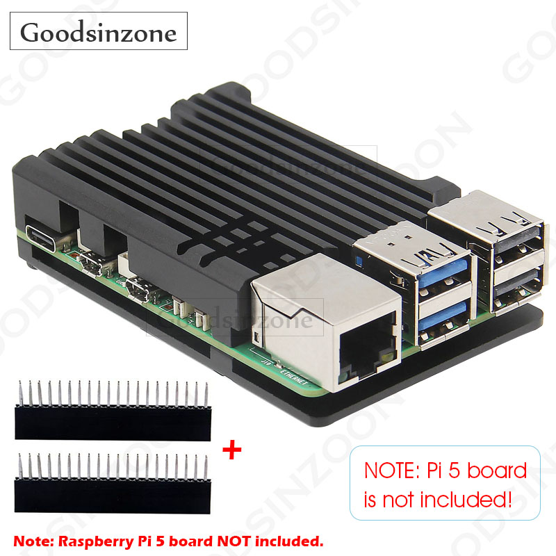 Pi Cooler - Raspberry Pi 5 aluminium pantserbehuizing -