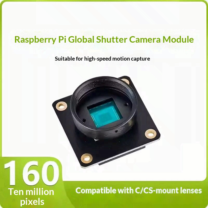 Raspberry Pi Global Shutter Camera Imx296 - Raspberry Pi IMX296 cameramodule, industriële camera