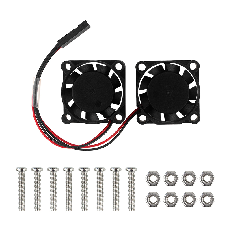 Pi Cooler - Dual Radiator Fan voor Raspberry Pi