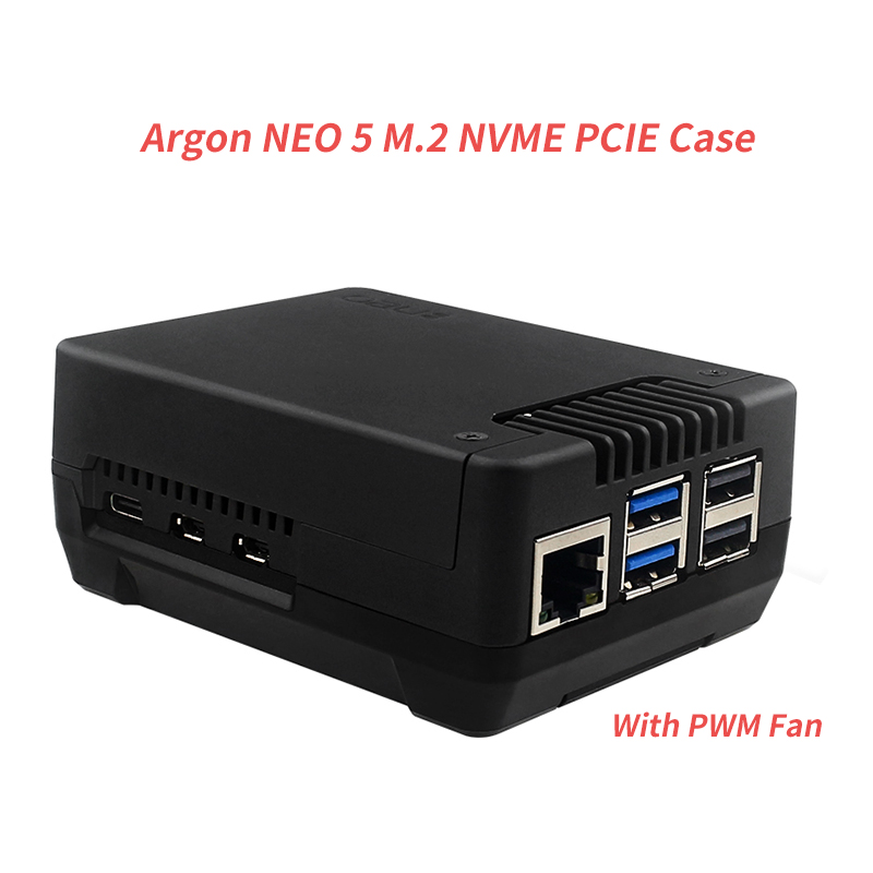Argon NEO 5 M.2 NVME PCIE-behu - Pi Cooler recensie en prijs
