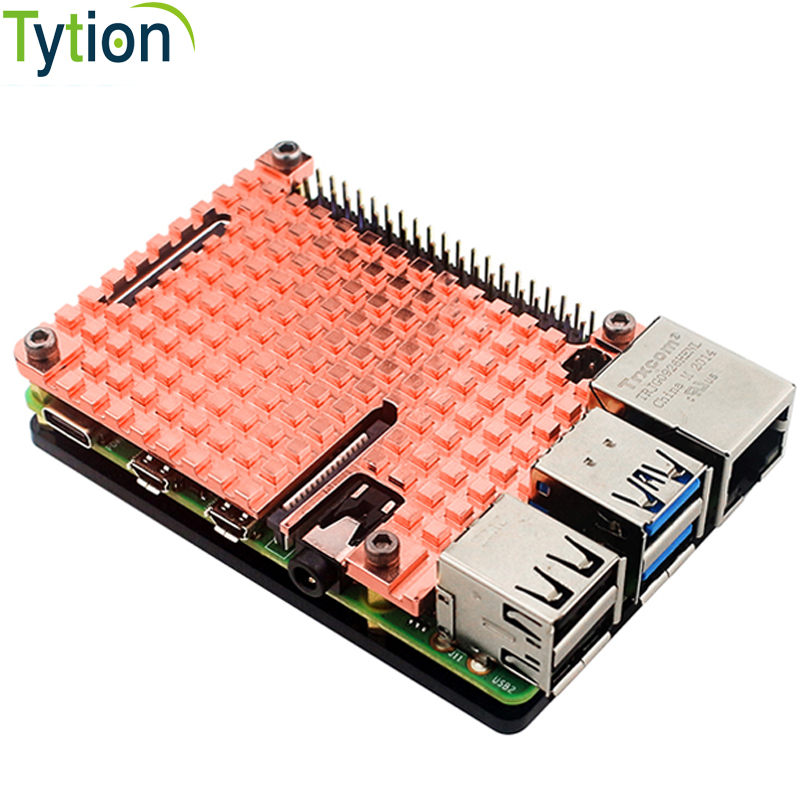 Raspberry Pi 4B Zuiver koperen - Pi 4 Case recensie en prijs