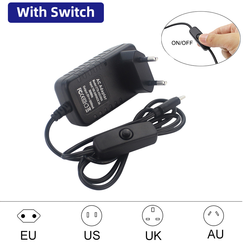 5 V 3A Raspberry Pi 4 Voeding  - Raspberry Pi 4 recensie en prijs