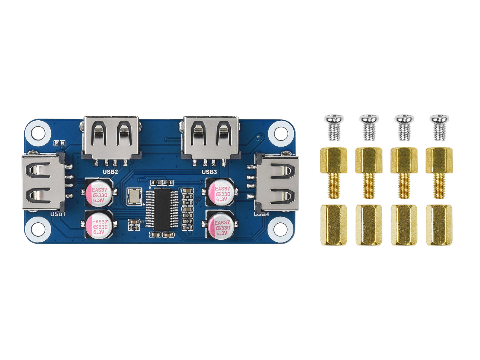 Waveshare USB HUB HAT (B) 4x p - Pi Zero recensie en prijs