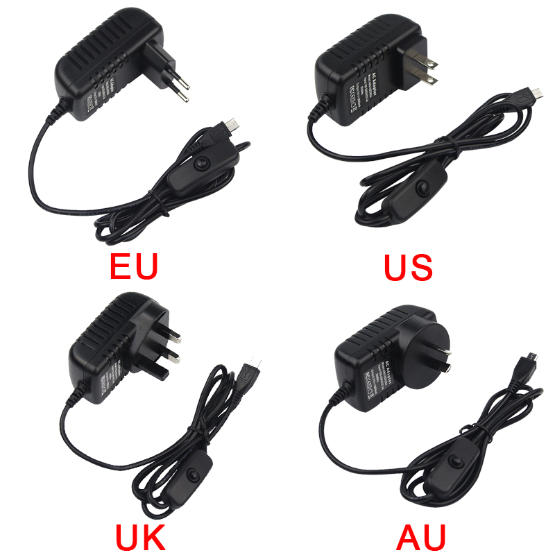 5V 3A Raspberry Pi 3 Model B+  - Pi Power Supply recensie en prijs