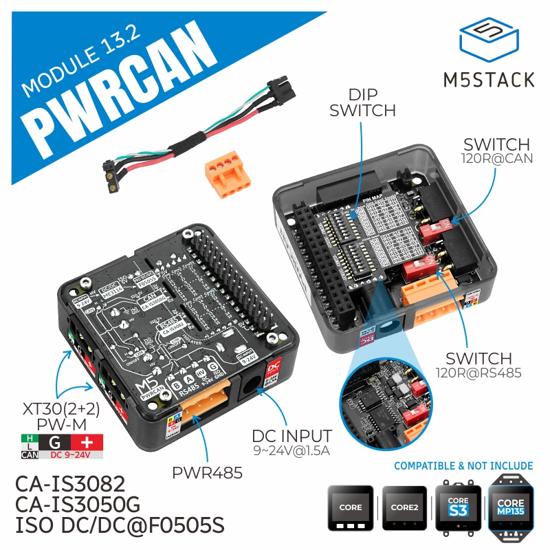 M5Stack officiële PWRCAN 13.2- - Pi Camera Module recensie en prijs