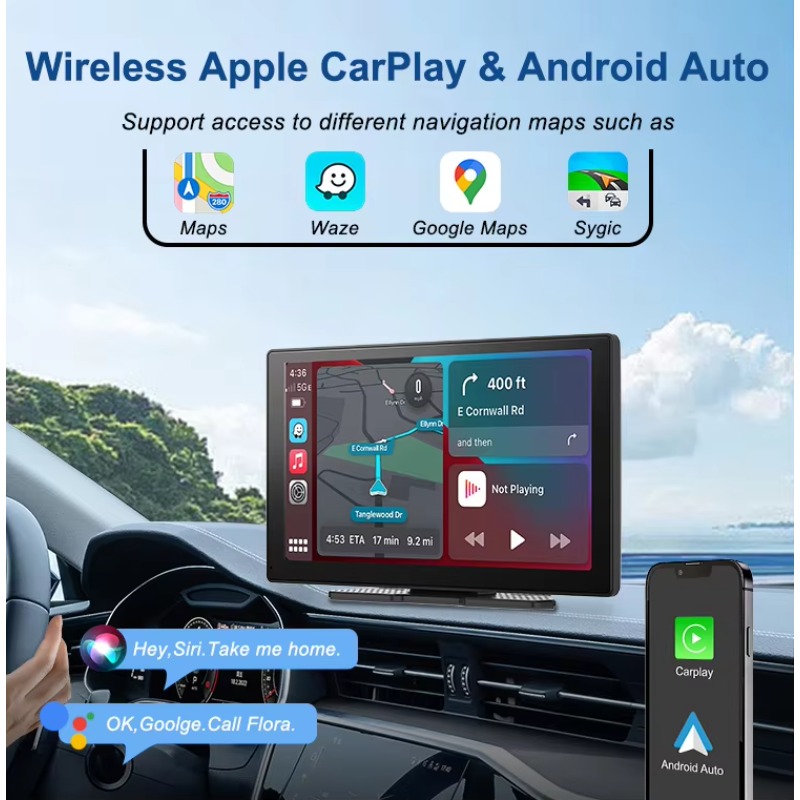 9 inch Carplay Smart Screen Di - Micro Sd Card recensie en prijs