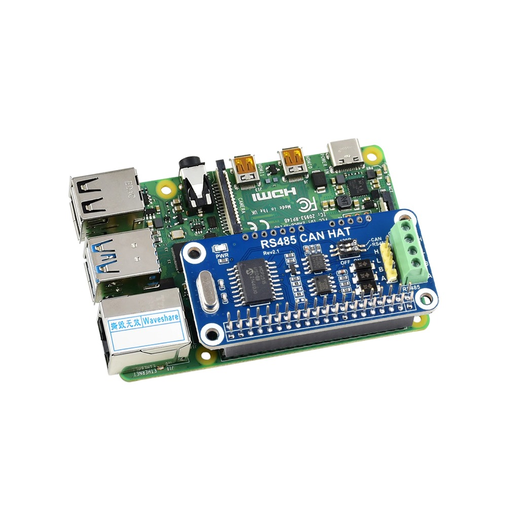 Waveshare RS485 CAN HAT voor R - Raspberry Pi 5 recensie en prijs
