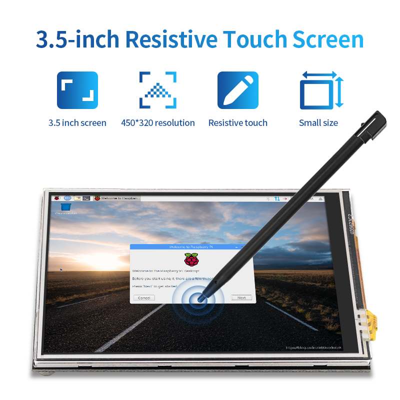 3.5 Inch Raspberry Pi 4 Touch  - Pi 4 Case recensie en prijs