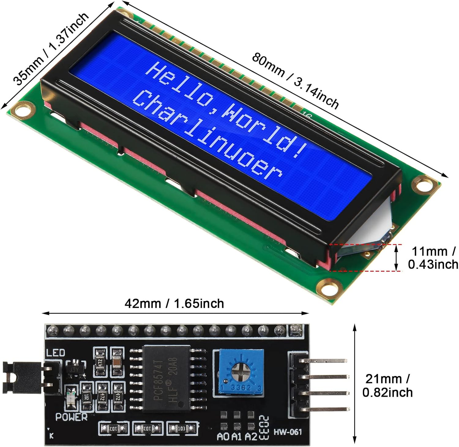 1Set 1602 LCD 20*4 Blauw Scher - Raspberry Pi 4 recensie en prijs