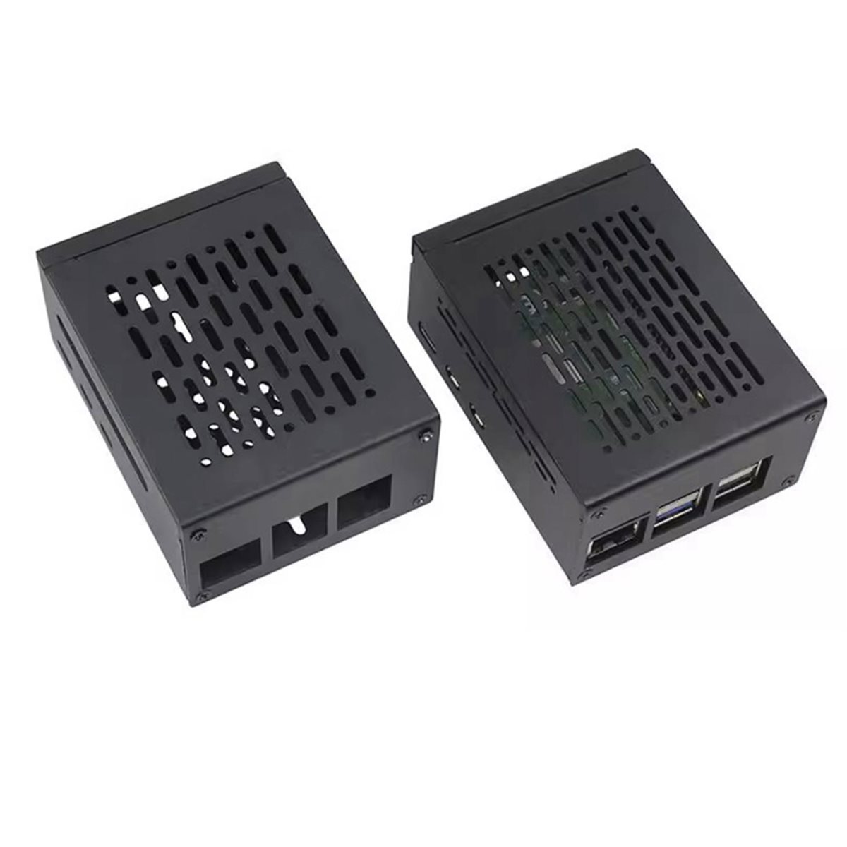 HGHO Metalen behuizing met koe - Pi 5 Case recensie en prijs
