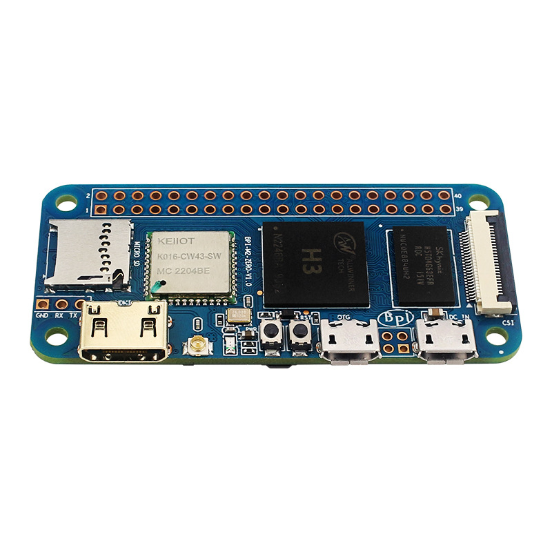 Banana Pi-M2 Zero H3, een comp - Pi Zero recensie en prijs