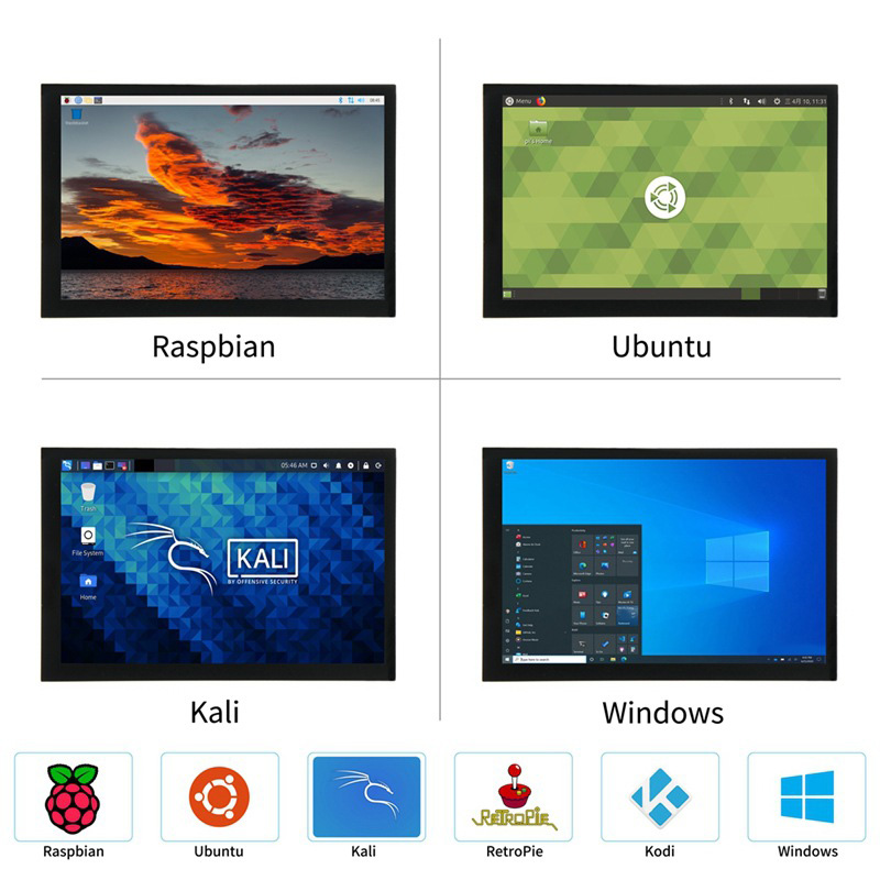 10.1 Inch IPS Touchscreen IPS  - Pi Display recensie en prijs