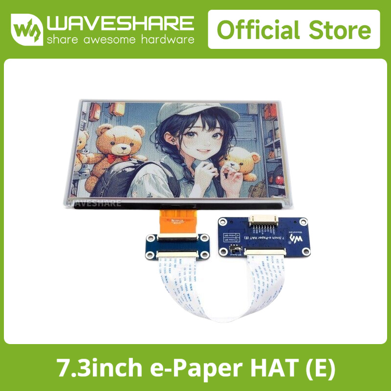 Waveshare 7,3 inch 6-kleuren E - Pi Power Supply recensie en prijs